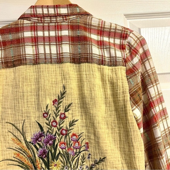 ARATTA Sarah of York Shirt Vintage Copper embroidered women’s size XS - Picture 11 of 16